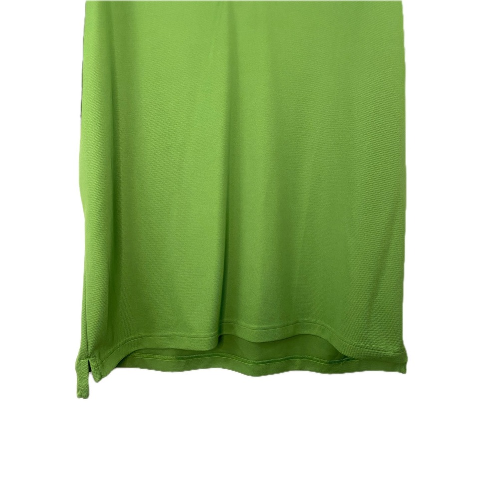 Under Armour Polo Shirt Men XXL Lime Green HeatGear Fitted Athletic Top - Picture 5 of 10